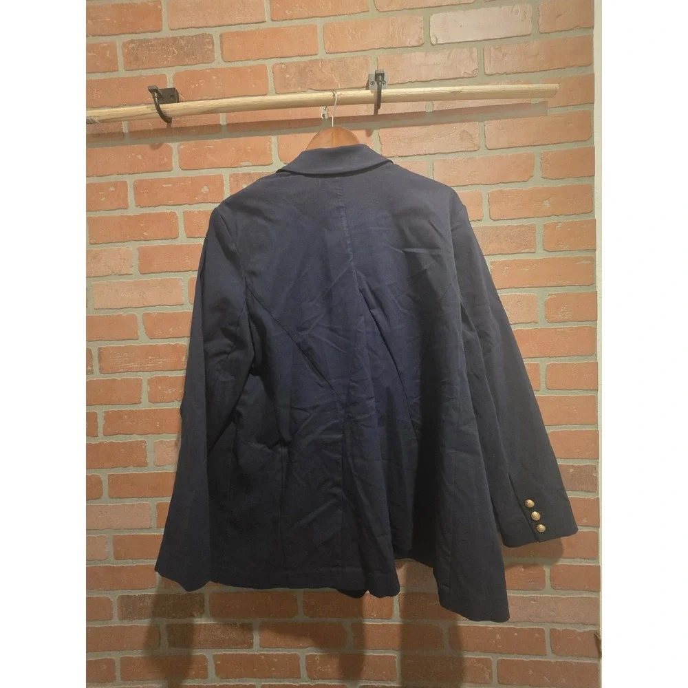 Lane Bryant Blazer 28 The Bryant Blazer Navy New‎ With Tags.             Sku 99